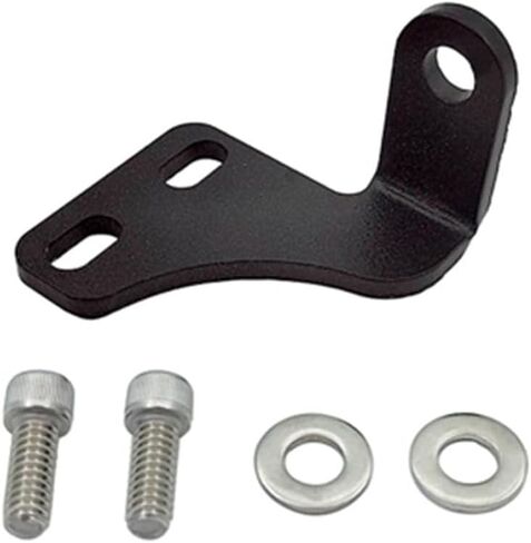 دعامة كابل الخانق - الألومنيوم المؤكسد الأسود لمدخل Holley Hi-Ram LS (كابل الخانق مقاس 36 بوصة) - يستبدل 300-116 و300-116BK - تصميم خفيف الوزن عالي القوة in Kuwait