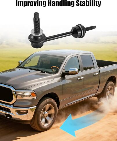 طقم رابط مثبت قضيب أمامي مناسب لـ Ram 1500 3.0L 3.6L 5.7L 2019 2020 2021 2022 2023 2024، رابط مثبت التعليق الأمامي استبدال K750996، 1 قطعة in Kuwait