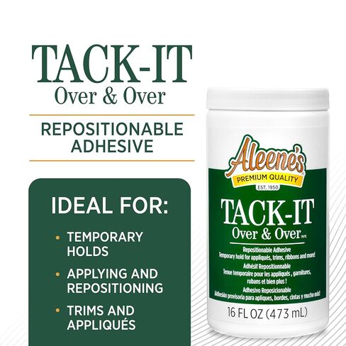لاصق Tack-It Over & Over من ألين، 16 أونصة سائلة. in Saudi Arabia