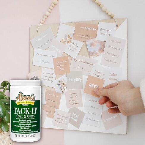 لاصق Tack-It Over & Over من ألين، 16 أونصة سائلة. in Saudi Arabia