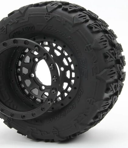 إطارات METHOD RC Terraform لجميع التضاريس مربوطة بحزام 1/10th لعجلات 12/14 مم سداسية الشكل (مجمعة من قطعتين) in Saudi Arabia