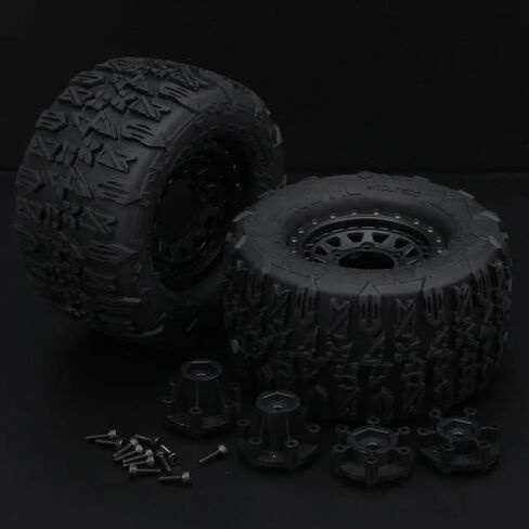 إطارات METHOD RC Terraform لجميع التضاريس مربوطة بحزام 1/10th لعجلات 12/14 مم سداسية الشكل (مجمعة من قطعتين) in Saudi Arabia