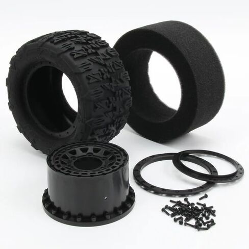 إطارات METHOD RC Terraform لجميع التضاريس مربوطة بحزام 1/10th لعجلات 12/14 مم سداسية الشكل (مجمعة من قطعتين) in Saudi Arabia
