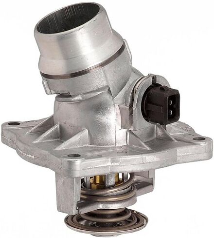 Engine Coolant Thermostat/Water Outlet Assembly 1PC Replaces 11531436386, PBM000010 for BMW 540i 1999-2003 for BMW 740i 1999-2001 for BMW 740iL 1999-2001 for BMW 750iL 1988-1993 in Saudi Arabia