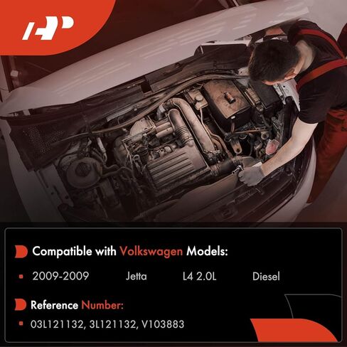 A-Premium Coolant Hose Flange Connector Compatible with Volkswagen - Jetta 2009 in Saudi Arabia
