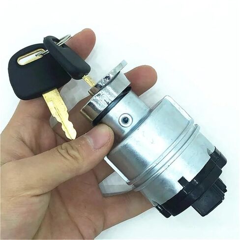 متوافق مع هيتاشي EX ZAX60 ZAX70 ZAX120 ZAX200-3 -5-6 بدء تشغيل مفتاح الإشعال أجزاء حفارة قفل الباب الكهربائي (ZAX60) in Saudi Arabia
