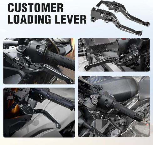 For Ninja 500 Z500 Clutch Brake Levers Fit for Ninja 500 Z500 2024 2025 Ninja 400 Z400 2018-2023 Ninja250 2019 Ninja125 Z125 Pro 2014-2018 Ninja 300R Z300 w and w/o ABS 2013-2018 CNC Aluminum Black in Saudi Arabia