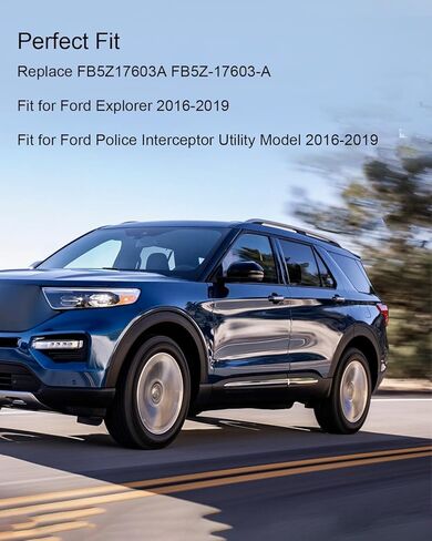 فوهة رش غسالة الزجاج الأمامي مناسبة لسيارة Ford Explorer Police Interceptor Utility Model 2016-2019 استبدال FB5Z-17603-A FB53-17666-AA FB53-17666-AB in Kuwait