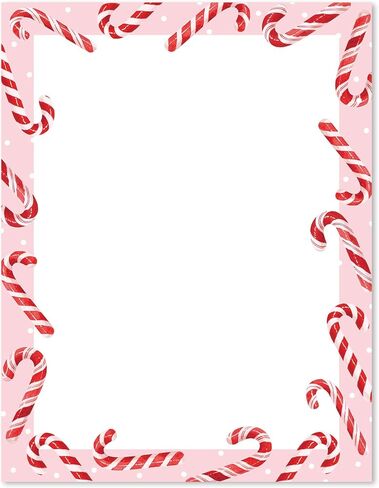 Whaline 80 Sheet Christmas Stationery Paper Letterhead Vintage Xmas Tree Holly Berry Writing Paper for Invitation Office Printing, 8.5 x 11 Inch, Double-Sided in Saudi Arabia