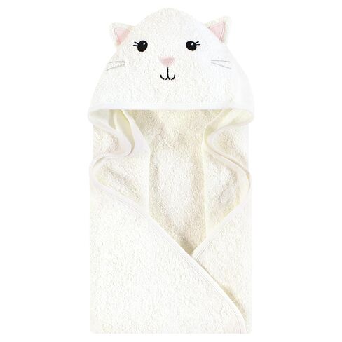Hudson Baby Unisex Baby Cotton Animal Face Hooded Towel, Brown Bear 2-Pack, One Size in Kuwait