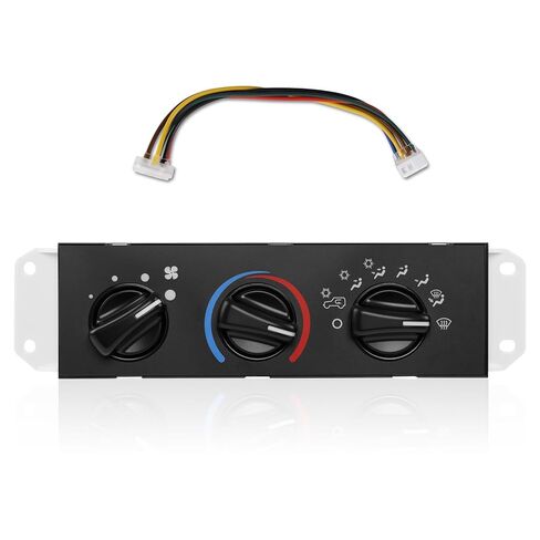 HVAC A/C Climate Control Module Heater Air Conditioning Panel with Blower Motor Switch Compatible with Jeep Wrangler TJ 1999-2004, Replace# 55037473AB, BL101, HS-373 in Saudi Arabia