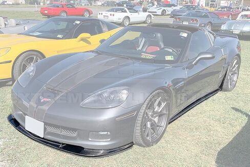لسيارة شيفروليه كورفيت C6 Z06 جراند سبورت 2005-2013 | EOS ZR1 نمط ألياف الكربون المصد الأمامي الشفة السفلية الفاصل التنانير الجانبية لوحات الروك اللوحات الطينية والجناح الخلفي المفسد in Kuwait