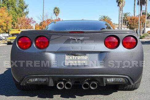 لسيارة شيفروليه كورفيت C6 Z06 جراند سبورت 2005-2013 | EOS ZR1 نمط ألياف الكربون المصد الأمامي الشفة السفلية الفاصل التنانير الجانبية لوحات الروك اللوحات الطينية والجناح الخلفي المفسد in Kuwait
