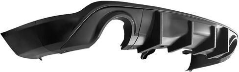 FREEMOTOR802 Rear Diffuser, Compatible with 2011-2025 Dodge Durango, IKON V2 Style PP 5PCS Rear Bumper Molding Shark Fin Valance Spoiler Lower Lip Splitter Dual Tips, Matte Black in Saudi Arabia