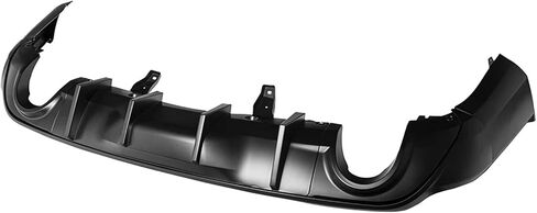 FREEMOTOR802 Rear Diffuser, Compatible with 2011-2025 Dodge Durango, IKON V2 Style PP 5PCS Rear Bumper Molding Shark Fin Valance Spoiler Lower Lip Splitter Dual Tips, Matte Black in Saudi Arabia