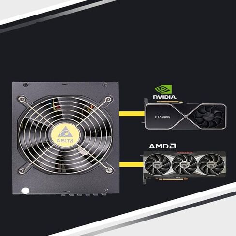 ل GM-850 80plus البلاتين مصدر الطاقة الصامت 850 واط تحويل التيار الكهربائي GPS-850KB A in Kuwait