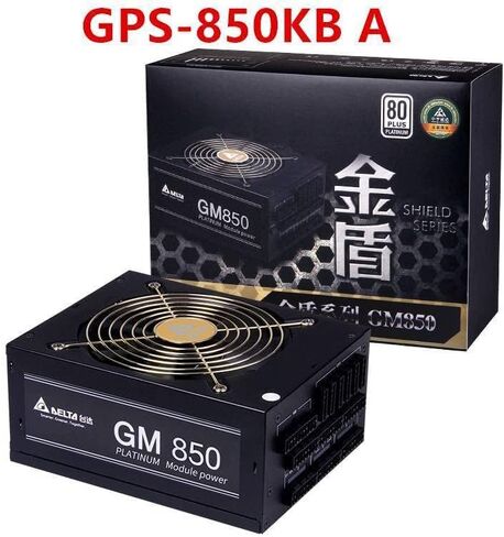 ل GM-850 80plus البلاتين مصدر الطاقة الصامت 850 واط تحويل التيار الكهربائي GPS-850KB A in Kuwait