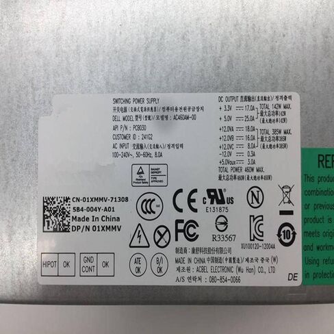 ل 8000 460 واط امدادات الطاقة D460AM-03 AC460AD-01 HU460AD-01 H460AD-00 HU460AM-01 GJXN1 FVGCW RH8P5 7P3WV in Kuwait