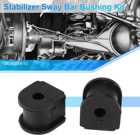 No.K200610 الخلفي الأيسر الخلفي الأيمن مثبت Sway Bar جلبة عدة لهوندا سيفيك 2006-2012 طقم تعليق مطاطي أسود 2 قطعة in Saudi Arabia