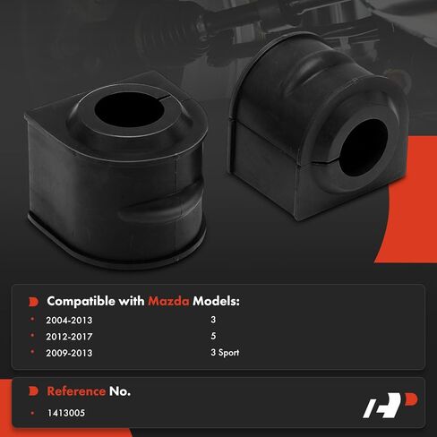 A-Premium 2 x طقم جلبة قضيب أمامي، متوافق مع Mazda 3 2004-2013، 5 2012-2017، 3 Sport 2009-2013 in Kuwait