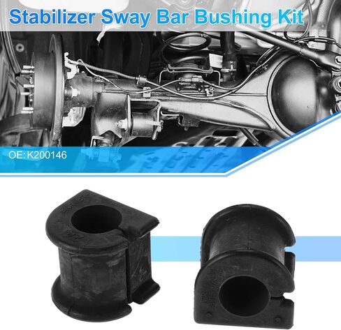 No.K200146 Front Left Front Right Stabilizer Sway Bar Bushing Kit for PONTIAC VIBE 2003-2010 Rubber Suspension Kit Black 2 Pcs in Saudi Arabia