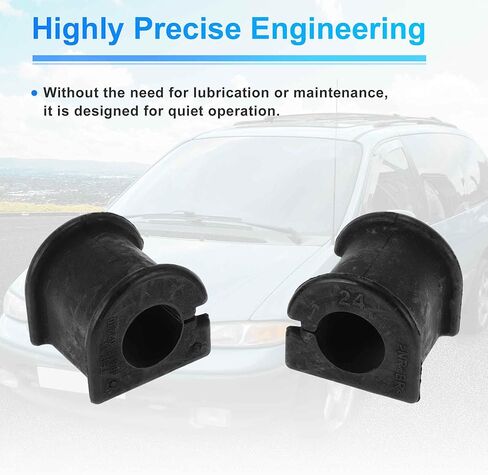 No.K200146 Front Left Front Right Stabilizer Sway Bar Bushing Kit for PONTIAC VIBE 2003-2010 Rubber Suspension Kit Black 2 Pcs in Saudi Arabia