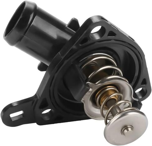 Engine Coolant Thermostat Housing Assembly - Compatible for Honda CR-V 2.4L L4 - Gas 2002-2004 [EX, LX], for Honda CR-V 2.4L L4 - Gas 2005-2006 [EX, LX, SE] - Replace Part 19301PNA003, 1430814 in Saudi Arabia