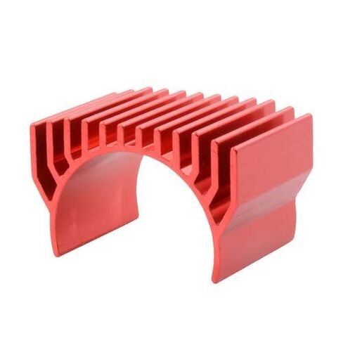 540 550 Aluminum Alloy Motor Heat Sink Heat Shield Suitable for 3560 Top Can Add A Fan - (Color: Red) in Kuwait