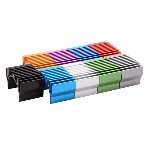 540 550 Aluminum Alloy Motor Heat Sink Heat Shield Suitable for 3560 Top Can Add A Fan - (Color: Red) in Kuwait