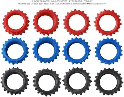 2 Sets DD Mini 4WD Car Nail Tires TEP Needle Spiked Tire Spare Parts for 1/32 Model Off Road Cars - (Color: red) in Saudi Arabia