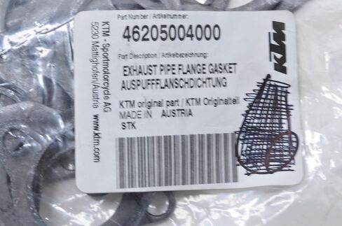 NEW OEM KTM EXHAUST PIPE FLANGE GASKET 46205004000 in Saudi Arabia