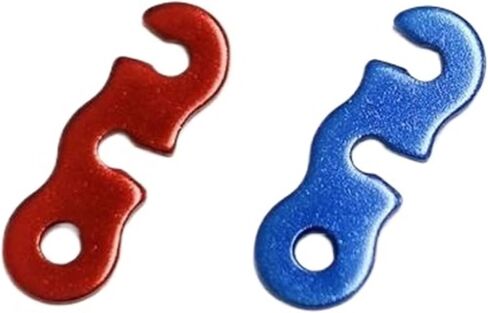 Guyline Tensioner 40pcs Heavy Duty Rope Tensioner with Cord Lock,Guy Line Adjuster for Camping Gear Hardware for Rope Tension Adjustment(Red) in Saudi Arabia