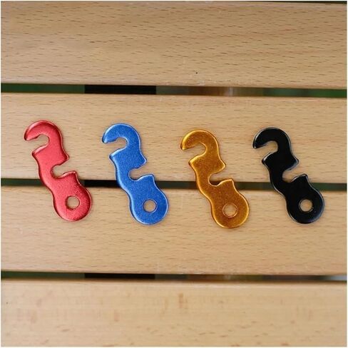 Guyline Tensioner 40pcs Heavy Duty Rope Tensioner with Cord Lock,Guy Line Adjuster for Camping Gear Hardware for Rope Tension Adjustment(Red) in Saudi Arabia
