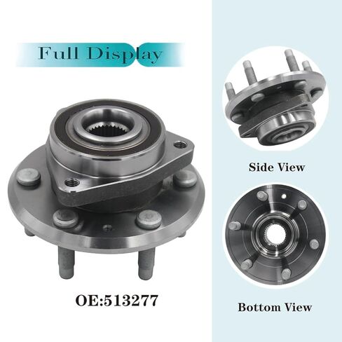513277 Front/Rear Wheel Bearing and Hub Assembly for 08-17 Buick Enclave, 09-17 Chevy Traverse, 07-16 GMC Acadia, 07-10 Saturn Outlook 6 Lugs w/ABS in Saudi Arabia