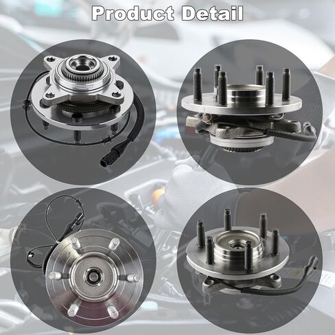 515079 زوج 2 محور العجلة الأمامية ومجموعة المحمل لـ 2004-2008 Ford F-150، 2003-2006 Ford Expedition، Lincoln Navigator (4WD) in Saudi Arabia