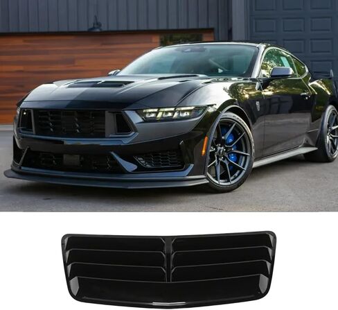 Hood Air Vent Scoop Insert for 2024-2025 Ford Mustang GT Dark Horse, Gloss Black in Saudi Arabia