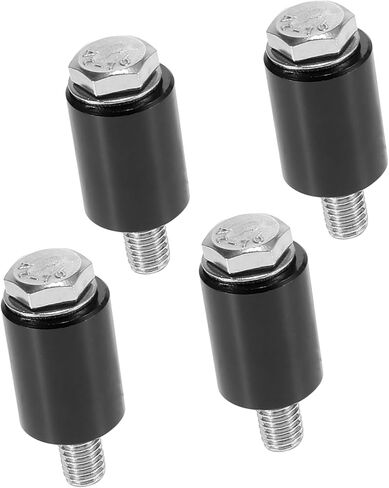 Car Engine Motor Hood Vent Spacer Riser Hood Vent Spacer Riser Kit Aluminum Alloy 8mm Black Auto Replacement Parts in Saudi Arabia