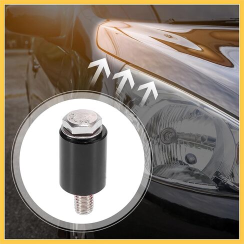 Car Engine Motor Hood Vent Spacer Riser Hood Vent Spacer Riser Kit Aluminum Alloy 8mm Black Auto Replacement Parts in Saudi Arabia
