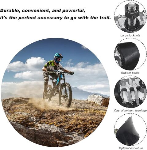 قفل حافة عجلة الدراجة النارية، قفل عجلة بمشبك إطار 1.6 بوصة مع سدادات مطاطية مصبوبة تمنع تآكل الأنبوب الداخلي، استبدال قفل حافة الدراجة النارية للدراجة الترابية الرياضية المزدوجة موتوكروس (1.6 بوصة، قطعة واحدة) in Kuwait