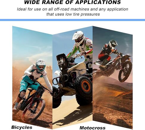 قفل حافة عجلة الدراجة النارية، قفل عجلة بمشبك إطار 1.6 بوصة مع سدادات مطاطية مصبوبة تمنع تآكل الأنبوب الداخلي، استبدال قفل حافة الدراجة النارية للدراجة الترابية الرياضية المزدوجة موتوكروس (1.6 بوصة، قطعة واحدة) in Kuwait