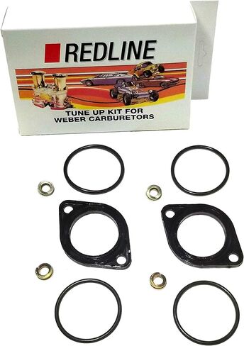 Weber Redline 40-48 DCOE Soft Mount O-ring Kit, 10pcs, Black Plastic O-rings in Saudi Arabia