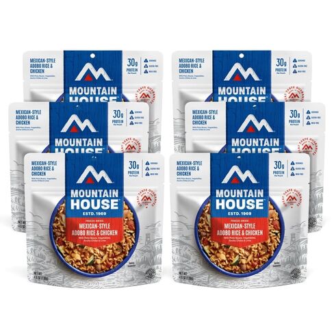 Mountain House Scrambled Eggs with Bacon | Freeze Dried Backpacking & Camping Food | 6-Pack | Gluten-Free in Saudi Arabia
