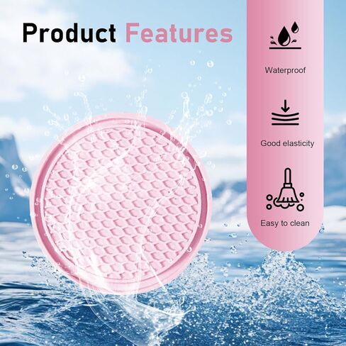 Car Cup Coaster, Universal Non-Slip Cup Holder Coasters for Car, Honeycomb Embedded Decorative Silicone Coasters, Cars Interior Decorative Accessories (Black) in Kuwait