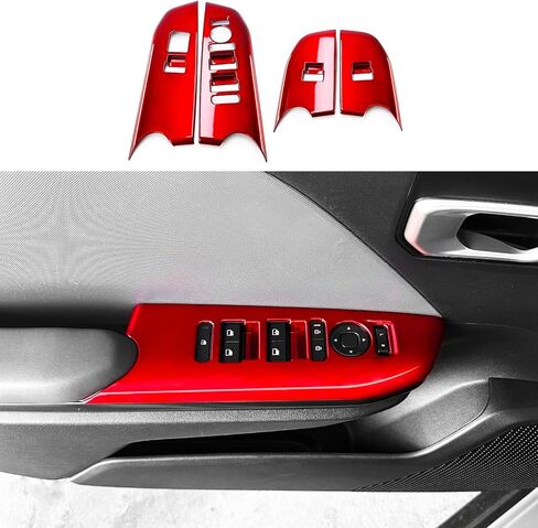 YOUTOOCAR Door Lock Switch Covers Compatible with Kia K4 2025 Accessories (Carbon Fiber Pattern) in Saudi Arabia