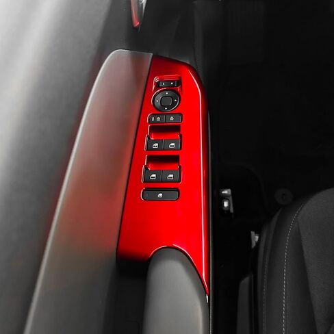 YOUTOOCAR Door Lock Switch Covers Compatible with Kia K4 2025 Accessories (Carbon Fiber Pattern) in Saudi Arabia