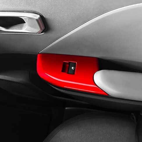 YOUTOOCAR Door Lock Switch Covers Compatible with Kia K4 2025 Accessories (Carbon Fiber Pattern) in Saudi Arabia