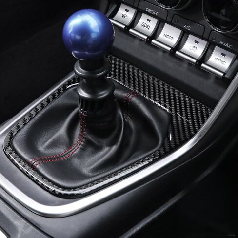 ملصق إطار لوحة ناقل الحركة من ألياف الكربون لوحدة التحكم المركزية من BETTERHUMZ متوافق مع Toyota GR86 لملحقات السيارة الداخلية Subaru BRZ 2021-2024 (أسود) in Kuwait