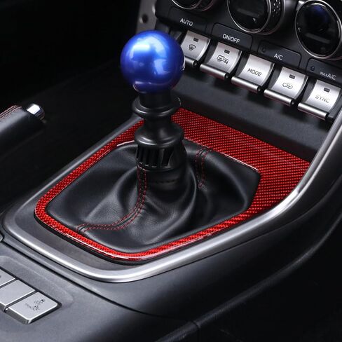 ملصق إطار لوحة ناقل الحركة من ألياف الكربون لوحدة التحكم المركزية من BETTERHUMZ متوافق مع Toyota GR86 لملحقات السيارة الداخلية Subaru BRZ 2021-2024 (أسود) in Kuwait