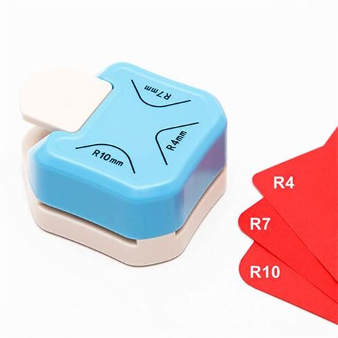 3-in-1 Corner Rounder Punch (R4mm+R7mm+R10mm) for Crafts, Scrapbooking, Card Making, and DIY Projects (Purple) in Saudi Arabia