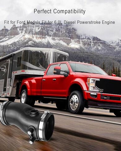 3C3Z-9C623-AA خرطوم دخول الهواء صالح لفورد F-250 F-350 F-450 F-550 2003 2004 2005 2006 2007 سوبر ديوتي رحلة استبدال 3C3Z9C623AA in Kuwait